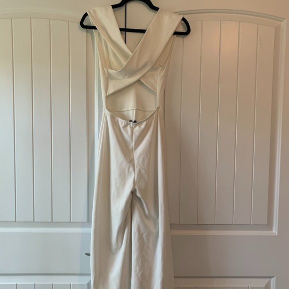 SOLD Lulus Thinking Out Loud Backless Jumpsuit - Picture 4 of 4